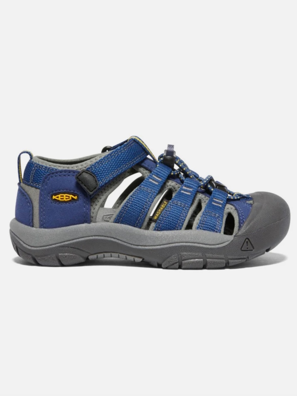 Keen Kids Newport H2 Sandals Blue Depths/ Gargoyle- Big Kids’ Size 1
